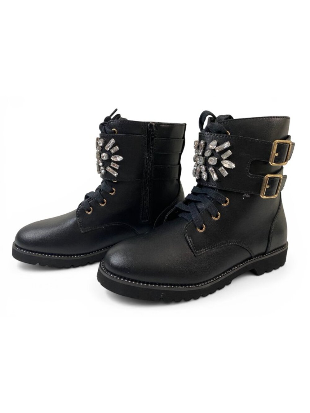 NWT Kurt Geiger London Stoop Boot - Little Girls / Big Girls - Black / Size 4M - Picture 2 of 16
